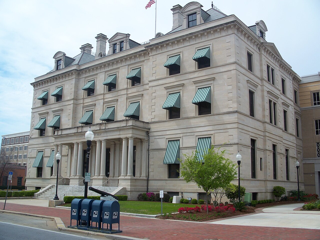 Pensacola, Florida: The old U.S. Customs House and Post Office, once known as the Escambia County Courthouse.